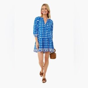SZ Blockprints Tuckernuck Priya Dress London
Blue Gingham Mini: L